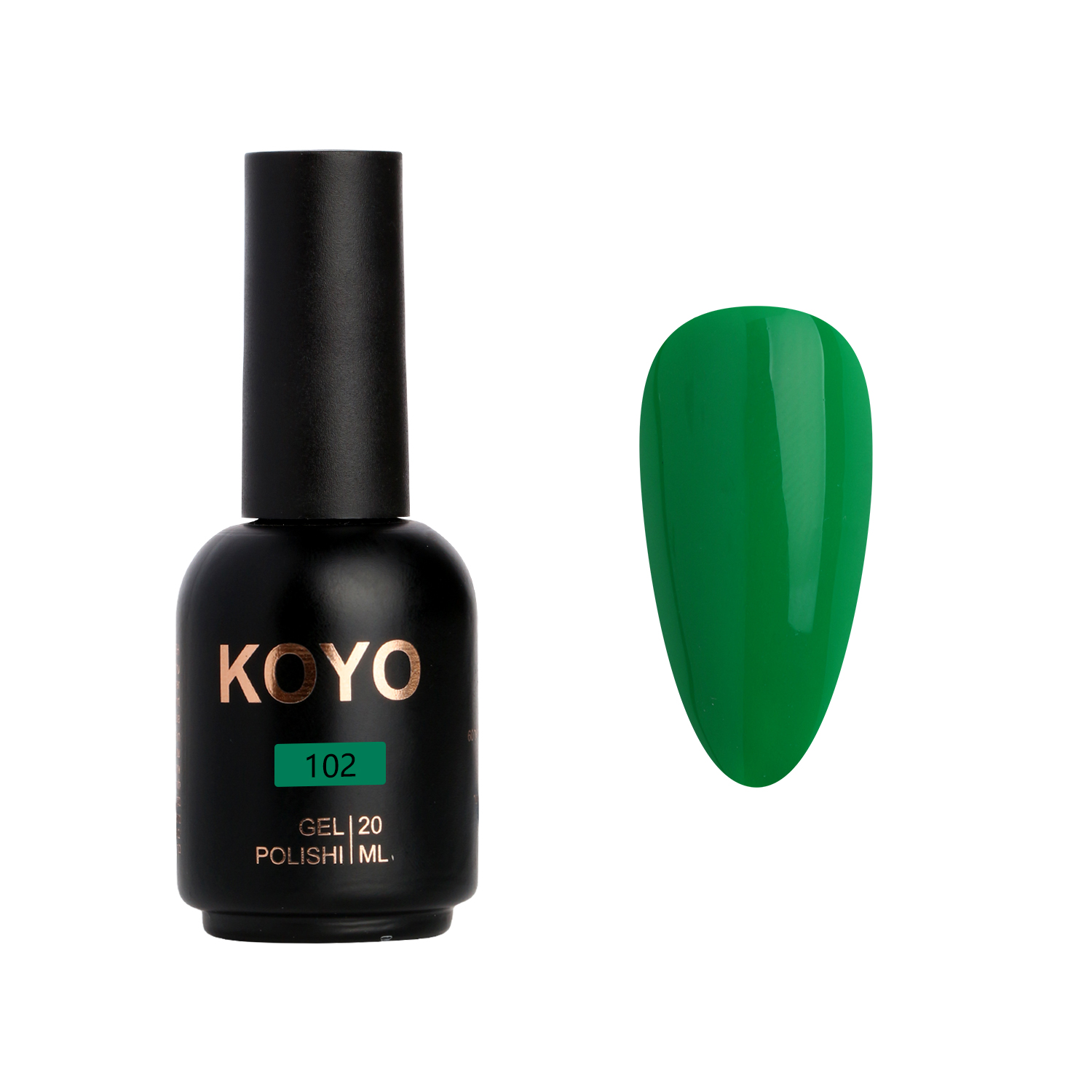 102 לק ג'ל KOYO קויו 20 מ"ל מספר 102 – תמונה 1