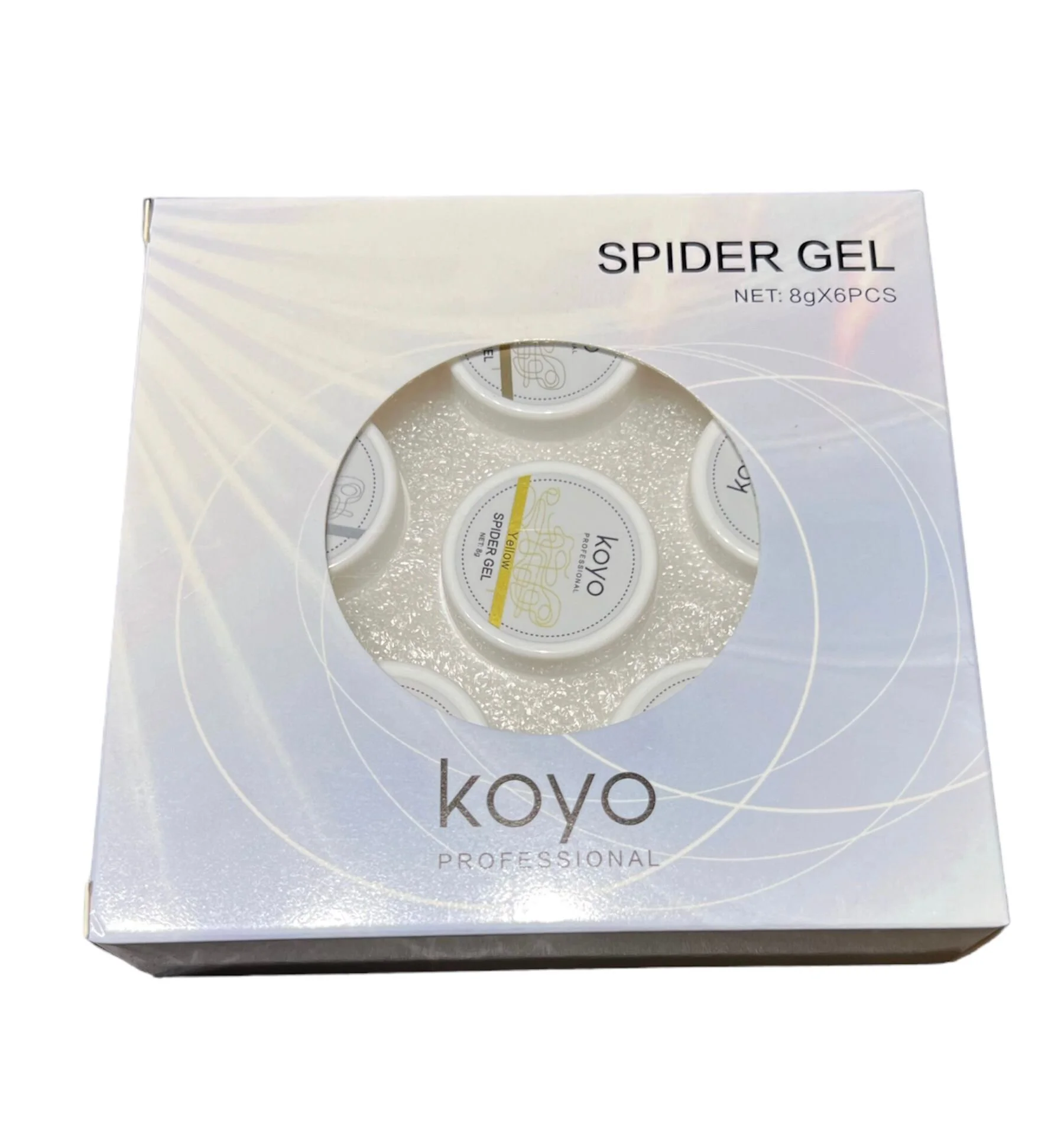 סט-גל-ספיידרKOYO-שישה-גוונים-optimized (1) גל ציור קויו SPIDER GEL – תמונה 1